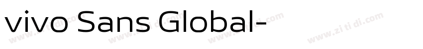 vivo Sans Global字体转换 vivo Sans Global字体转换